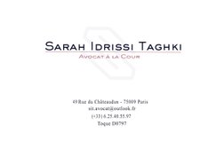 Maître Sarah Idrissi-Taghki Photo