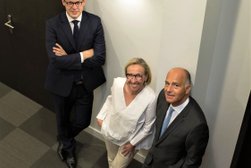 Alain PASQUIOU, Virginie RIHET et Antoine TURMEL, Notaires de l